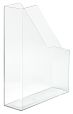 HAN Stehsammler i-Line – 2 STÜCK, eleganter, moderner High-End Stehsammler für Hefte, Zeitschriften und Mappen bis Format DIN A4/C4, transparent-glasklar, 16501-23
